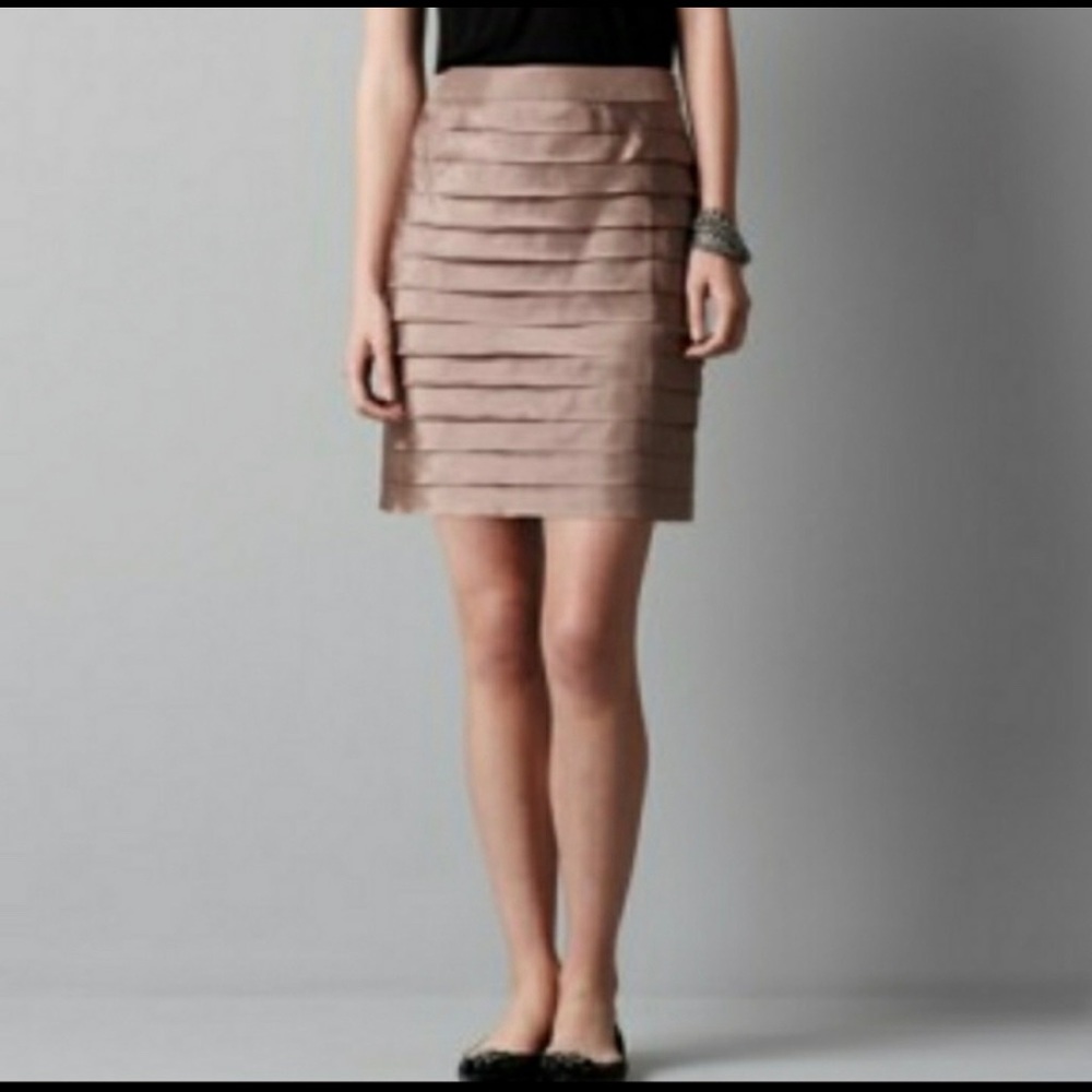Ann Taylor loft silk skirt